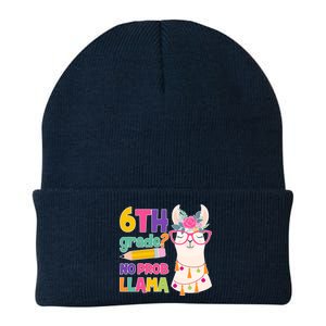 6th Grade? No Prob Llama Knit Cap Winter Beanie