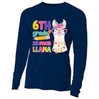 6th Grade? No Prob Llama Cooling Performance Long Sleeve Crew