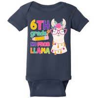 6th Grade? No Prob Llama Baby Bodysuit