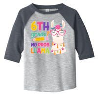 6th Grade? No Prob Llama Toddler Fine Jersey T-Shirt