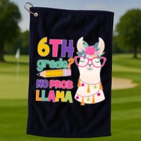 6th Grade? No Prob Llama Golf Towel