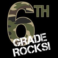 6th Grade Rocks Camo Backpack
