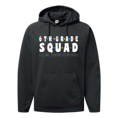 6th Grade Squad Performance Fleece Hoodie