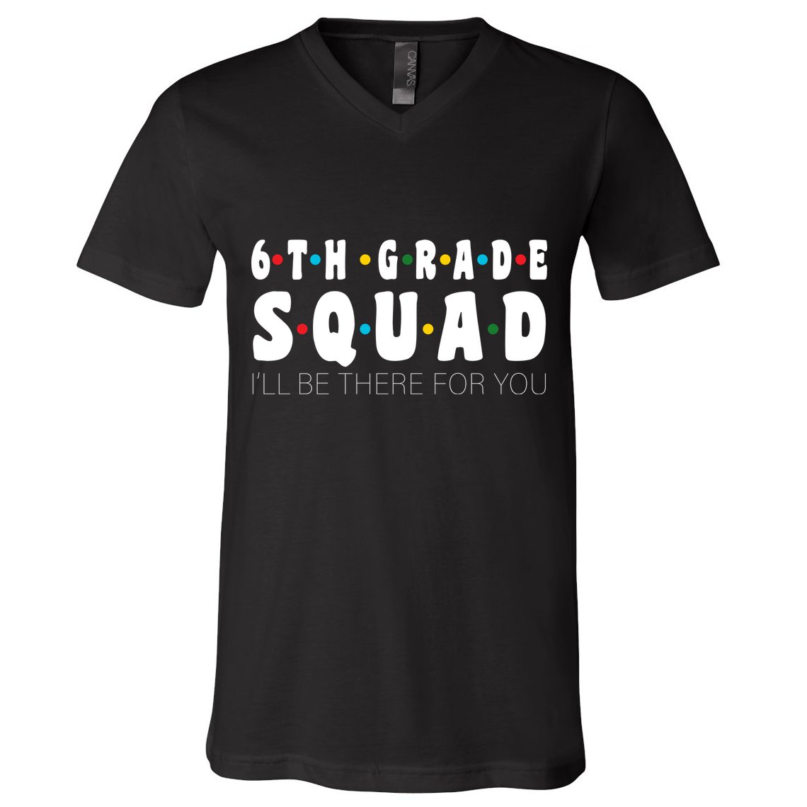 6th Grade Squad V-Neck T-Shirt