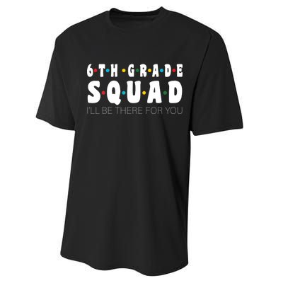 6th Grade Squad Performance Sprint T-Shirt