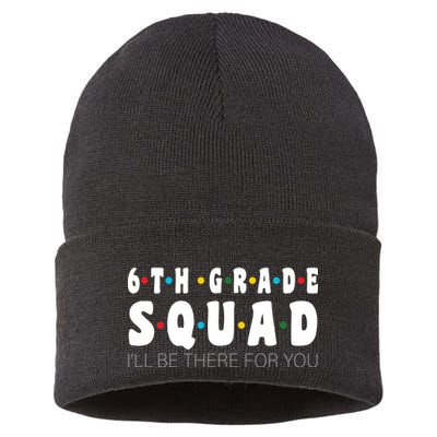 6th Grade Squad Sustainable Knit Beanie