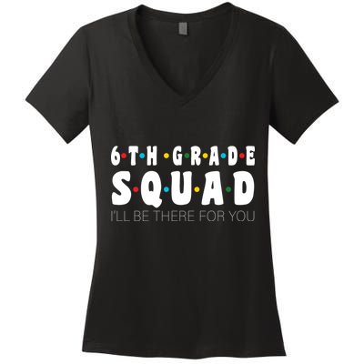 6th Grade Squad Women's V-Neck T-Shirt
