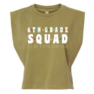 6th Grade Squad Garment-Dyed Women's Muscle Tee