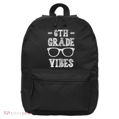 6th Grade Vibes 16 in Basic Backpack