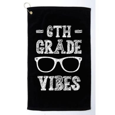 6th Grade Vibes Golf Towel