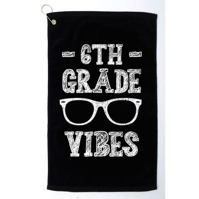 6th Grade Vibes Golf Towel