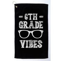 6th Grade Vibes Golf Towel