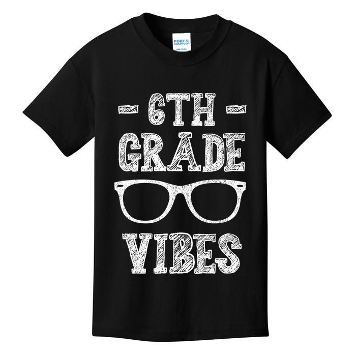 6th Grade Vibes Kids T-Shirt