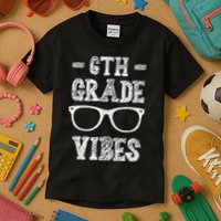 6th Grade Vibes Kids T-Shirt