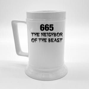 665 The Neighbor Of The Beast Novelty Halloween Gift Beer Stein