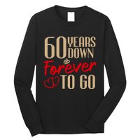 60th Wedding Anniversary Couples Married 60 Years Funny Long Sleeve Shirt