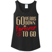 60th Wedding Anniversary Couples Married 60 Years Funny Ladies Essential Tank