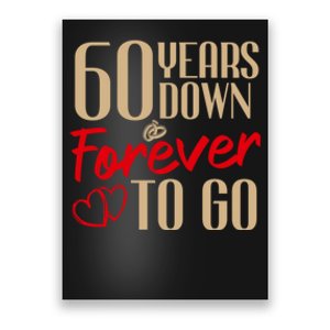 60th Wedding Anniversary Couples Married 60 Years Funny Poster