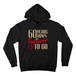 60th Wedding Anniversary Couples Married 60 Years Funny Tall Hoodie