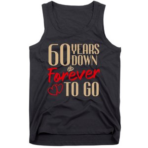 60th Wedding Anniversary Couples Married 60 Years Funny Tank Top