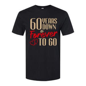 60th Wedding Anniversary Couples Married 60 Years Funny Softstyle CVC T-Shirt