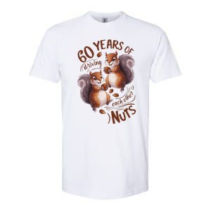 60th Wedding Anniversary Driving Each Other Nuts 60 Years Softstyle CVC T-Shirt