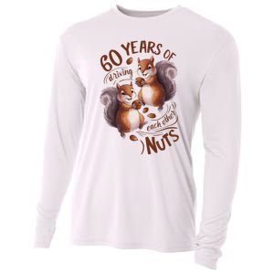 60th Wedding Anniversary Driving Each Other Nuts 60 Years Cooling Performance Long Sleeve Crew