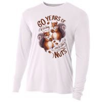 60th Wedding Anniversary Driving Each Other Nuts 60 Years Cooling Performance Long Sleeve Crew