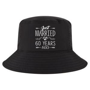 60th Wedding Anniversary - 60 Years Marriage Matching Cool Comfort Performance Bucket Hat