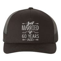 60th Wedding Anniversary - 60 Years Marriage Matching Yupoong Adult 5-Panel Trucker Hat