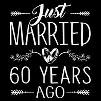 60th Wedding Anniversary - 60 Years Marriage Matching Long Sleeve Shirt
