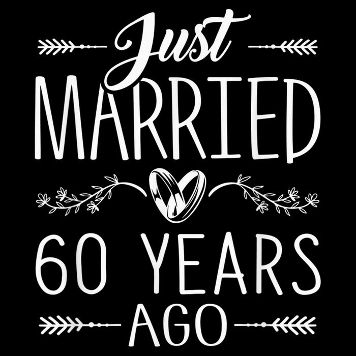 60th Wedding Anniversary - 60 Years Marriage Matching Long Sleeve Shirt