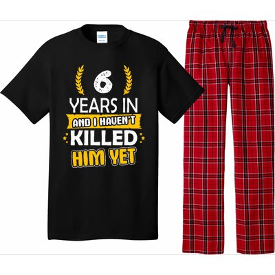 6 Years Anniversary 6th Year Anniversary Gift Idea For Her Pajama Set