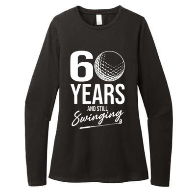 60 Years And Still Swinging Funny 60th Birthday Womens CVC Long Sleeve Shirt