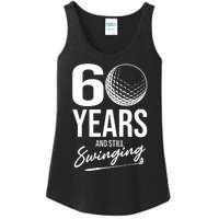 60 Years And Still Swinging Funny 60th Birthday Ladies Essential Tank