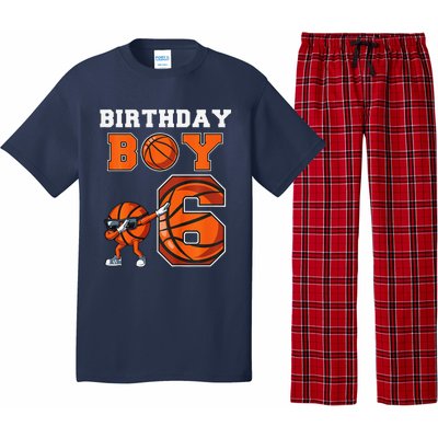 6 Year Basketball Birthday Boy 6th Birthday Party Basketball Pajama Set