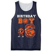 6 Year Basketball Birthday Boy 6th Birthday Party Basketball Mesh Reversible Basketball Jersey Tank