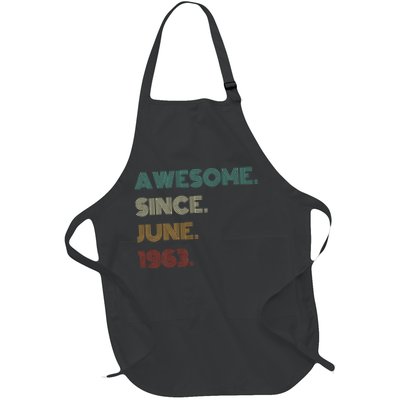 60 Years Old Awesome Since June 1963 60th Birthday Apron