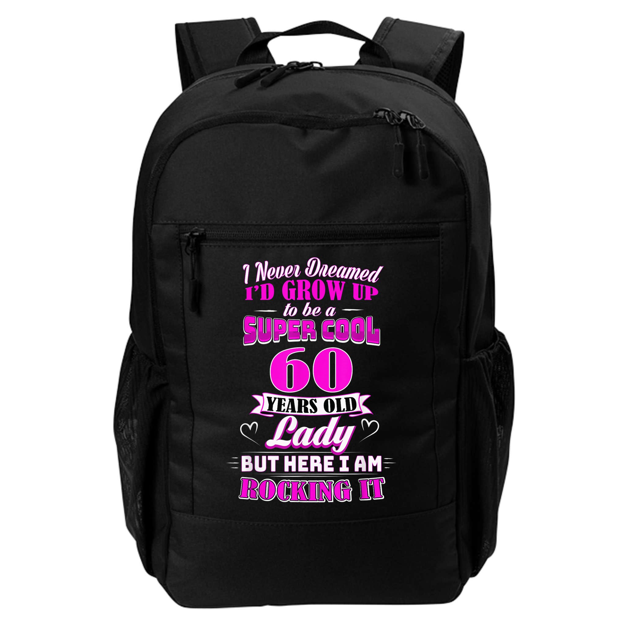60 Year Old Lady Funny 60th Birthday Rockin' Since Backpack