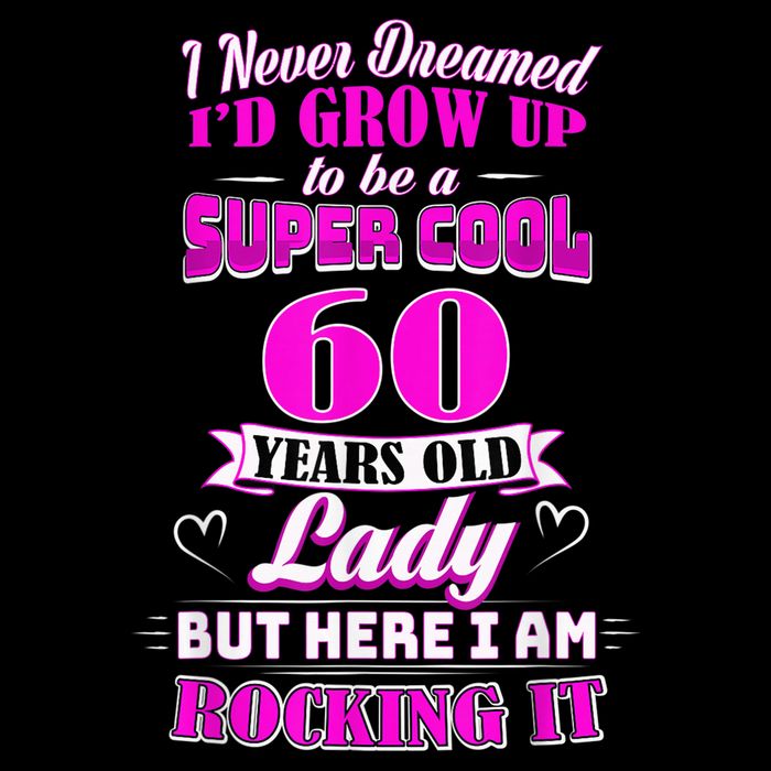 60 Year Old Lady Funny 60th Birthday Rockin' Since Premium T-Shirt