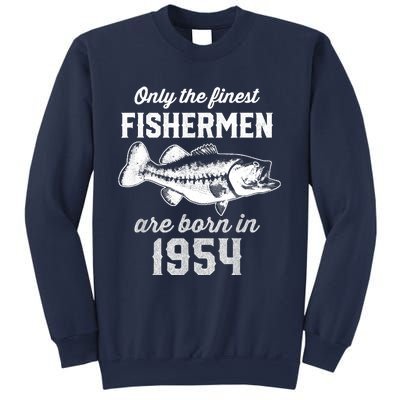 69 Year Old Fisherman: Fishing 1954 69th Birthday Sweatshirt