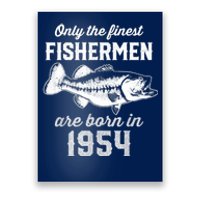 69 Year Old Fisherman: Fishing 1954 69th Birthday Poster