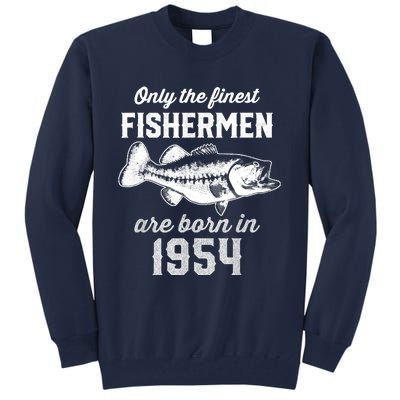 69 Year Old Fisherman: Fishing 1954 69th Birthday Tall Sweatshirt