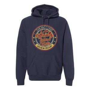 65 Year Old Gifts Officially A Senior Citizen 65th Birthday Premium Hoodie