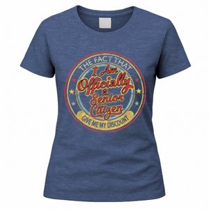 65 Year Old Gifts Officially A Senior Citizen 65th Birthday Women's T-Shirt