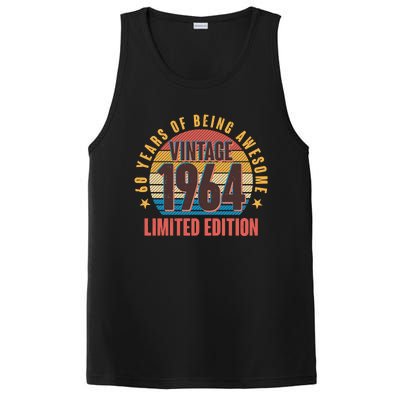 60 Years Of Being Awesome 1964 Limited Edition Vintage Retro PosiCharge Competitor Tank