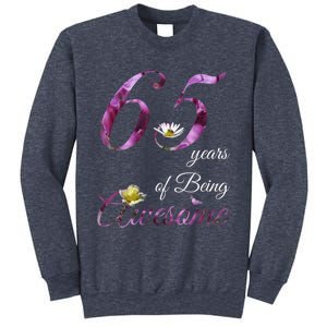 65 Year Old Shirt Awesome Floral 1958 65th Birthday Present Gift Sweatshirt