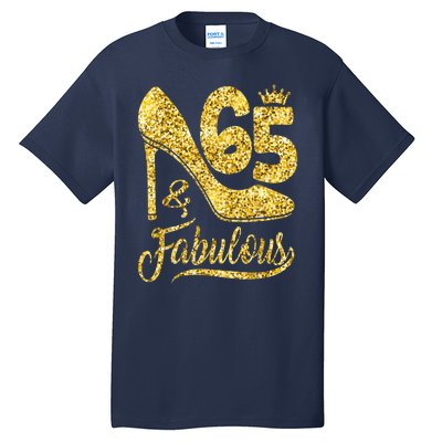 65 Years Old Gifts 65 & Fabulous 65th Birthday high heels Tall T-Shirt