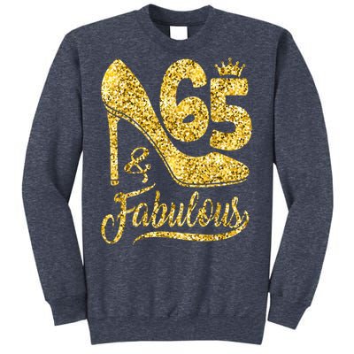 65 Years Old Gifts 65 & Fabulous 65th Birthday high heels Sweatshirt