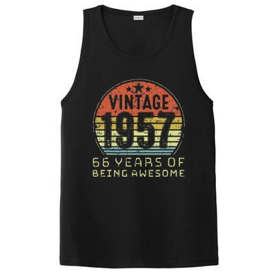 66 Year Old Birthday Vintage 1957 66th Birthday PosiCharge Competitor Tank